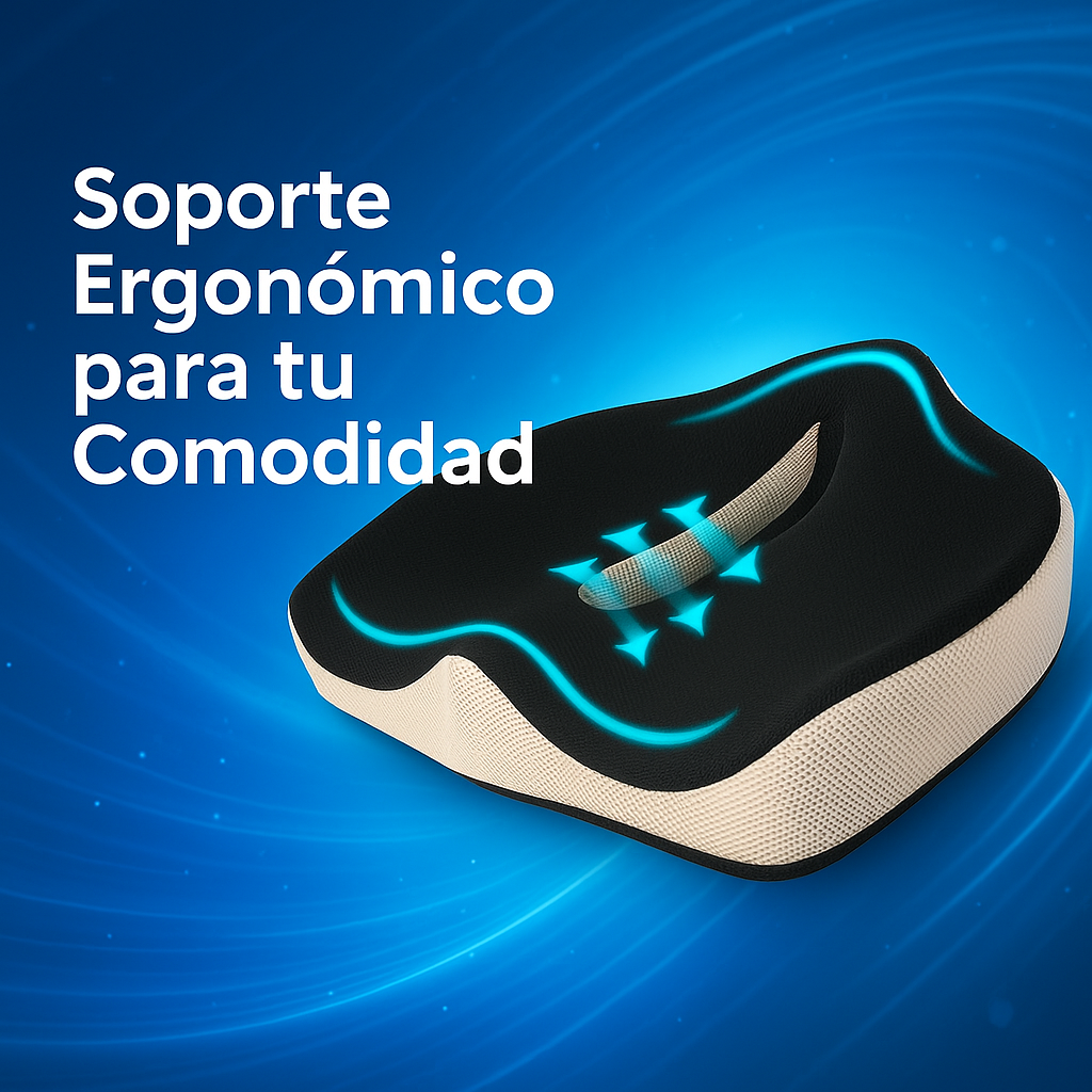 Cojín Anatómico Antideslizante Gel-Viscoelástico