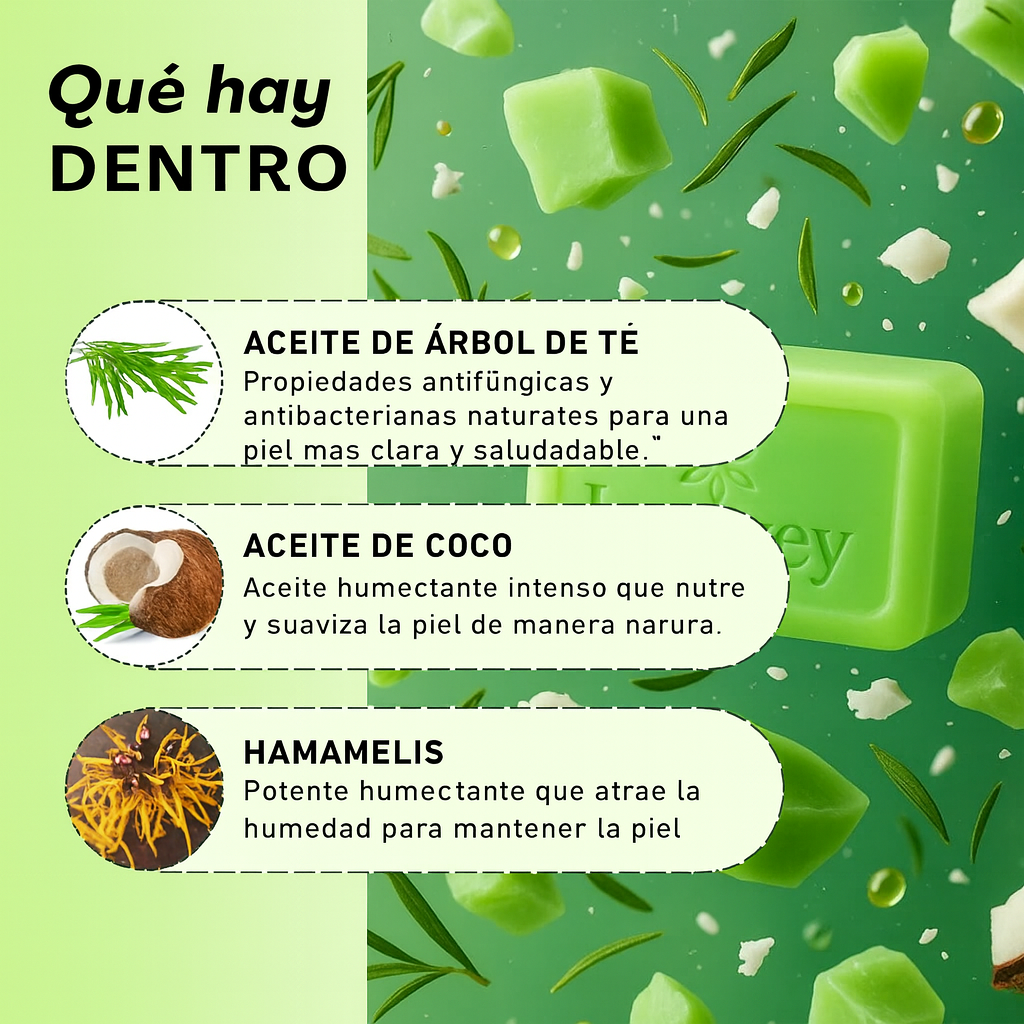 Luvouras® Jabón Árbol de Té