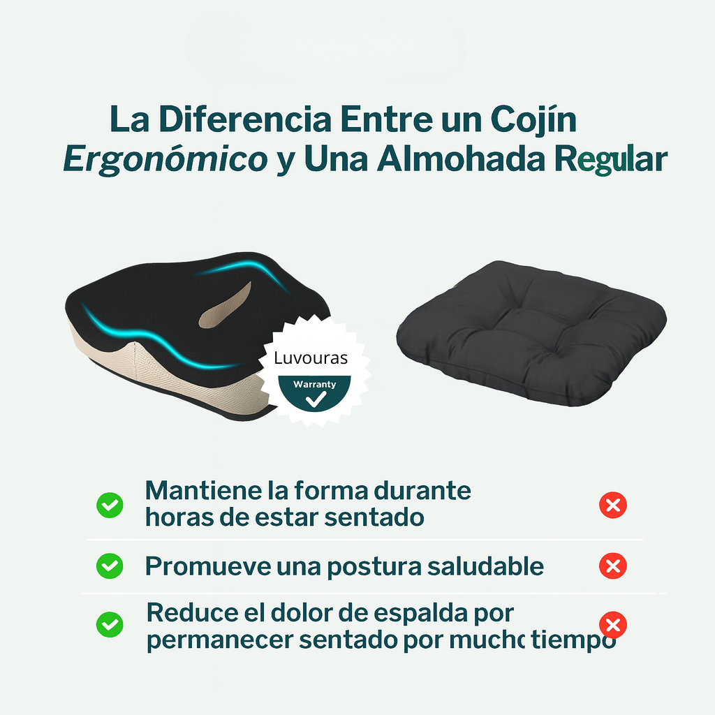 Cojín Anatómico Antideslizante Gel-Viscoelástico