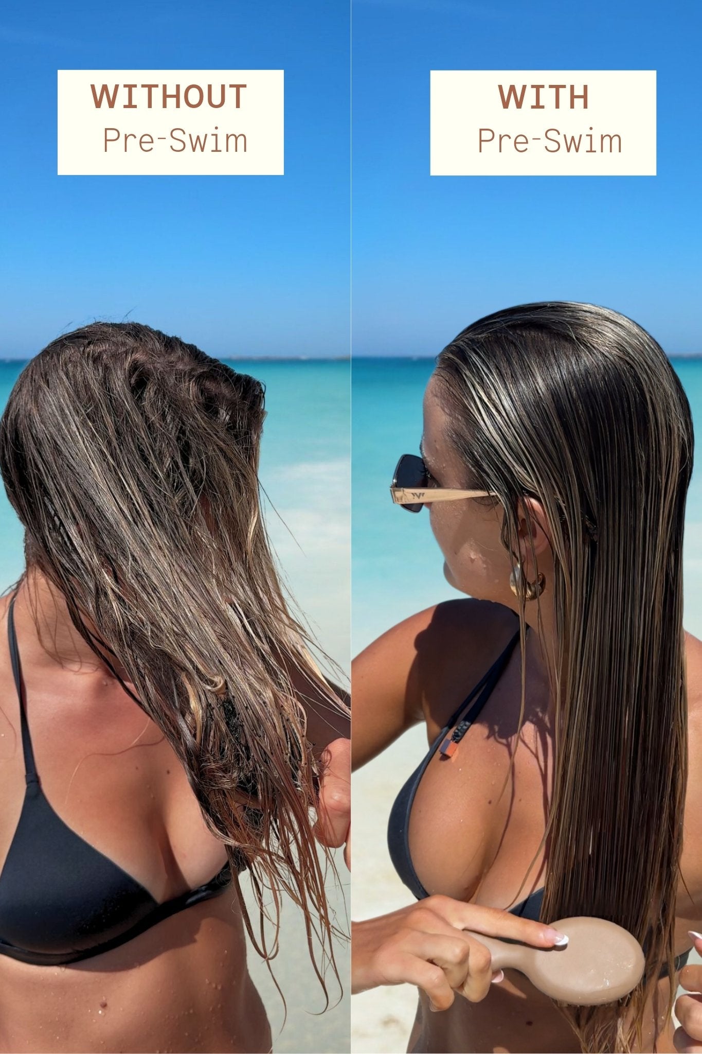 PRE-SWIM hair